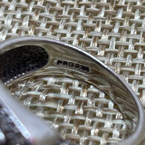 Citrine and Diamond Sterling Silver and 14K Gold Ring and Necklace Set - Picture 5 of 9